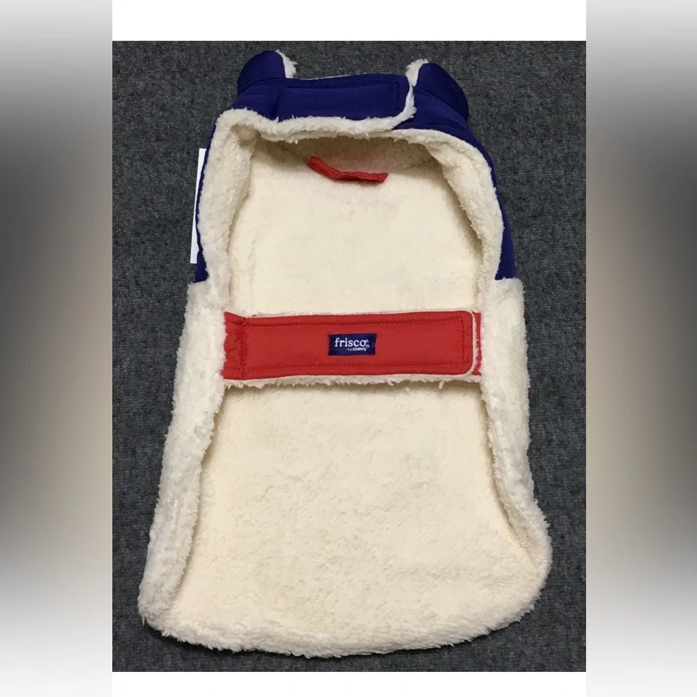 Frisco Pet Apparel M Dog / Cat Retro Colorblock Cream Vest Coat